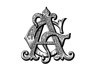 Монограма GA