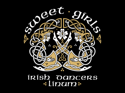Sweet Girls Irish Dancers Linum