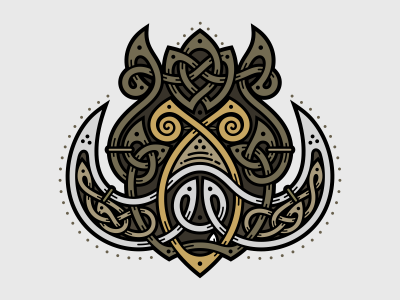 celtic wild boar