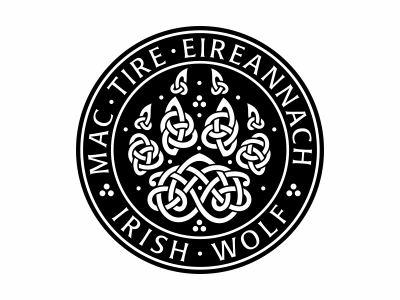 irish wolf  личный знак