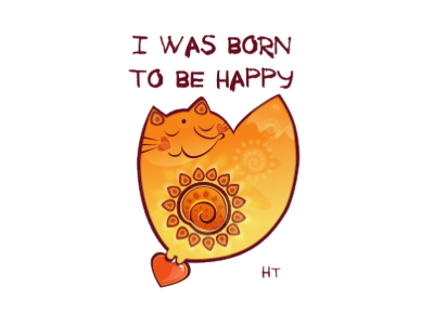 счастливый лис