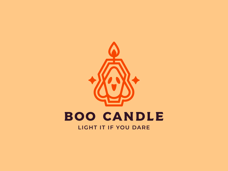 Boo candle