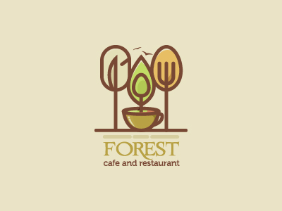 Forest Cafe and Restaurant Logo