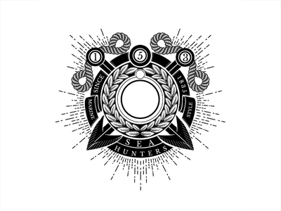 cСерия морских логотипов