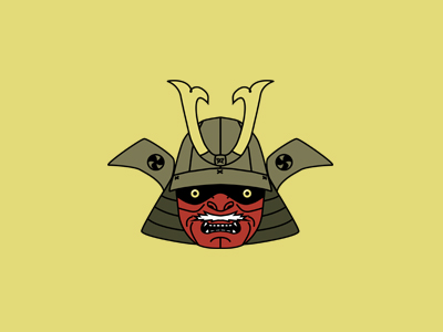 Samurai helmet
