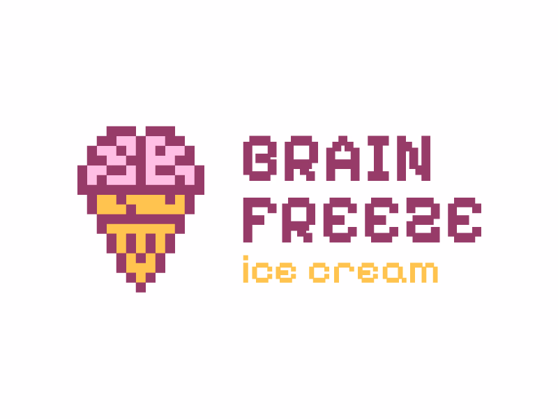 Brain freeze ice cream