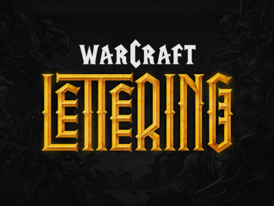 Warcraft lettering