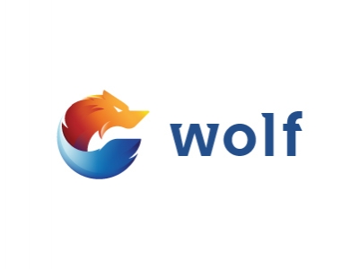 Wolf logo design