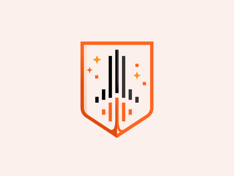Rocket and Shield Logo