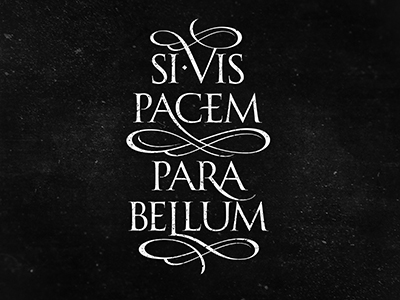 Si vis pacem para bellum