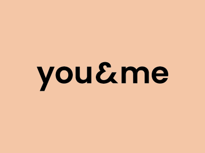 you and me