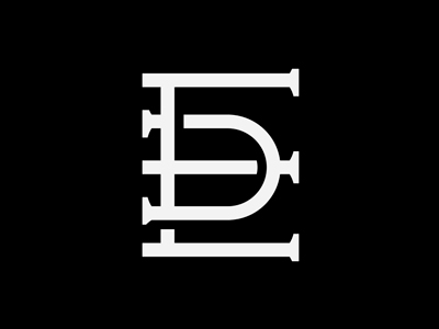 DE monogram