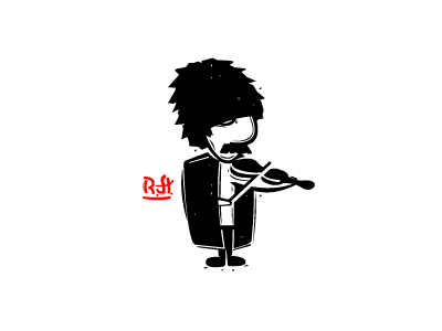 скрипач в папахе