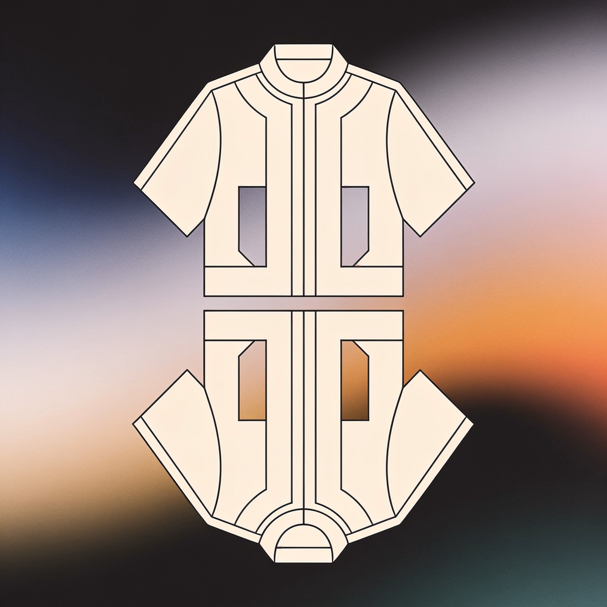 Create a logo that must work equally well upside down for a reversible clothing brand called FlipThread. Use minimal color and ensure the design remains legible and balanced from both orientations.